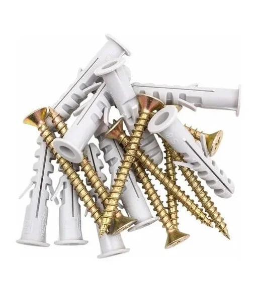 Kit Tornillo y Tarugo Nº 8 – Fijación Segura para Pared